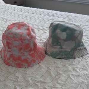 UniSex Tie-Dye Reversible Bucket Hats
